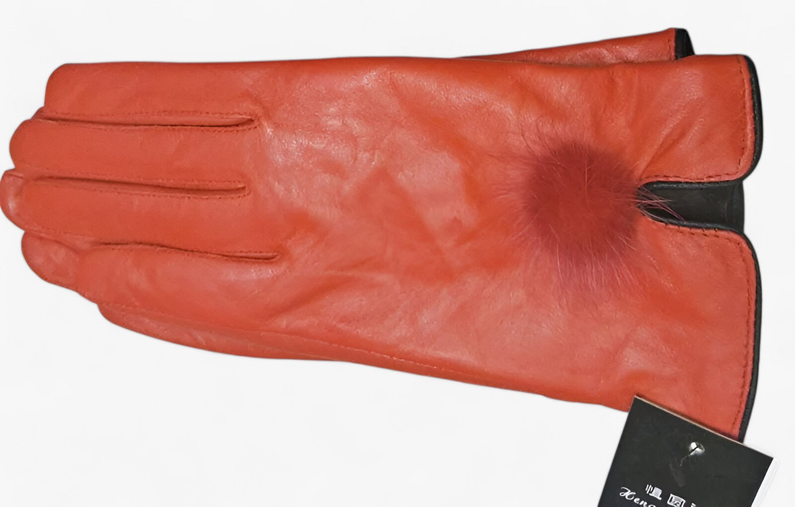 men's fashion : Lena | Warme leren handschoenen - Luxe en stijl in kameel One Size van Pantino