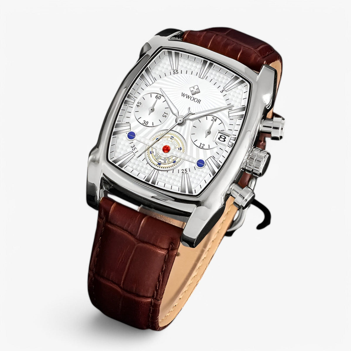 watches : Dante | Luxe leren sporthorloge in van Pantinoshop