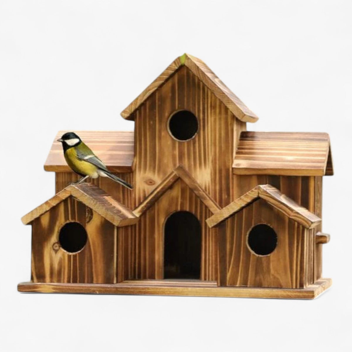 Birdhouse : Handgemaakt vogelhuisje met 6 gaten in Default van Pantino