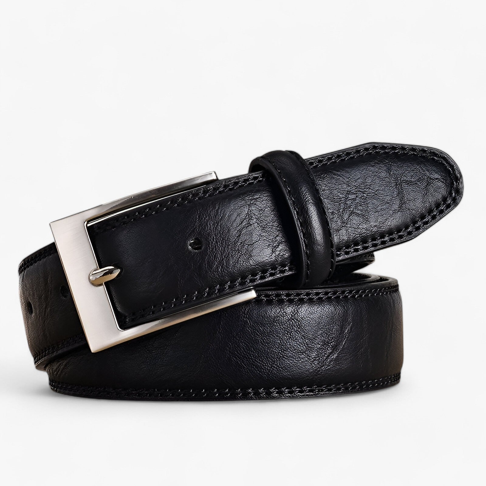 men's fashion : Nash | Stijlvolle Bruine Jeansriem in Zwart van Pantinoshop
