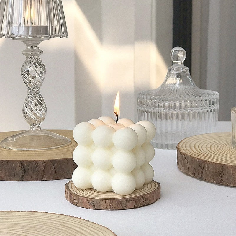 home & garden : BubbleGlow Candle | Maak je interieur af met deze prachtige en trendy kaars in van Pantino
