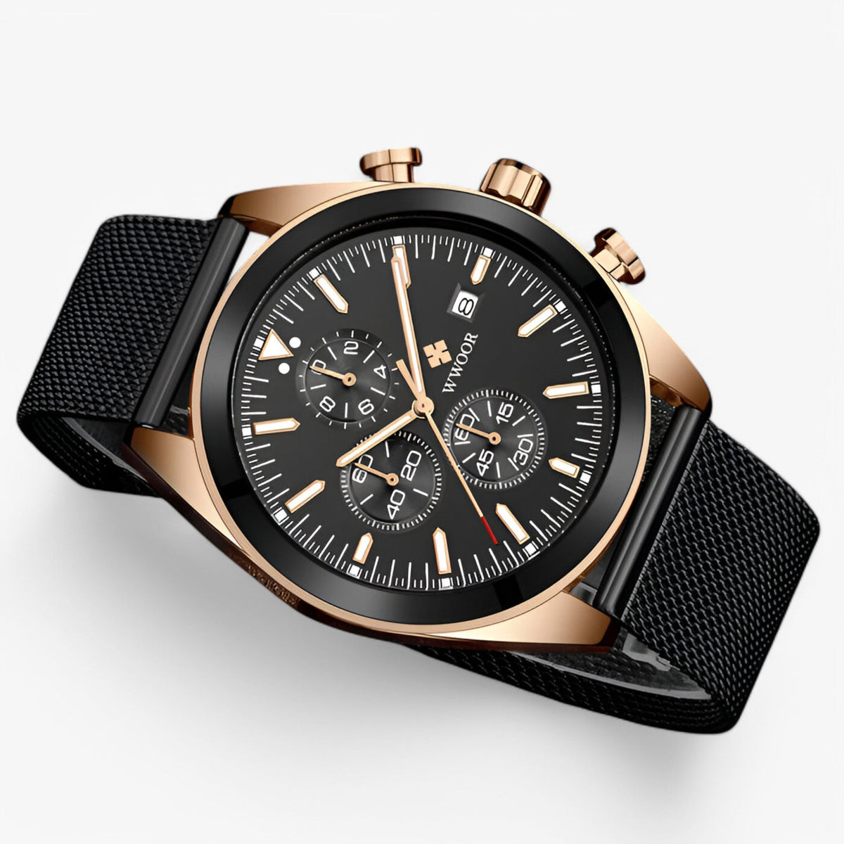 watches : Felix | Luxe chronograafhorloge van roestvrij staal in van Pantinoshop