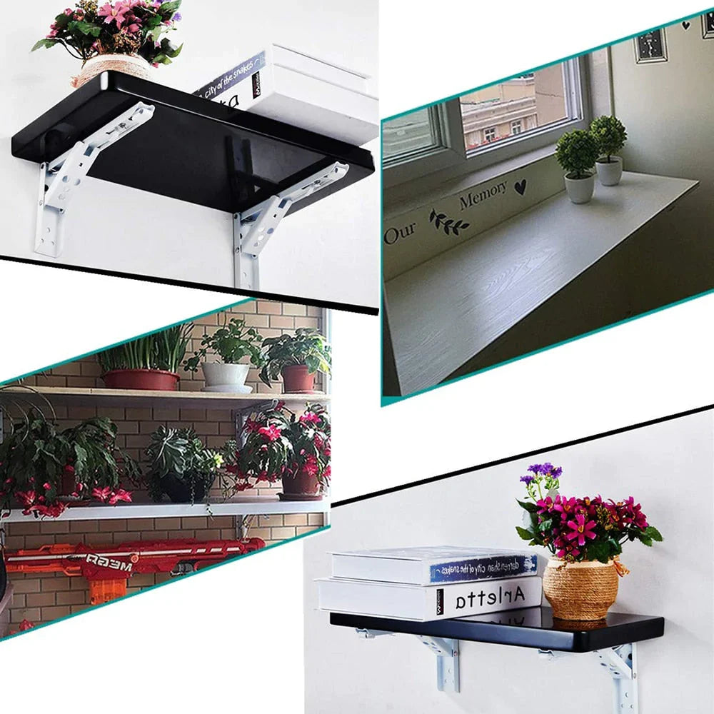 home & garden : Opvouwbare Muur Plank Beugel (2stuks) in van Pantino