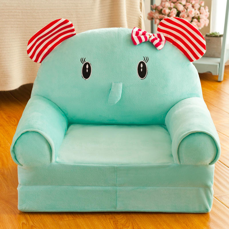 home & garden : FoldSofa | Schattige opklapbare bank voor kinderen in Blauwe olifant van Pantino