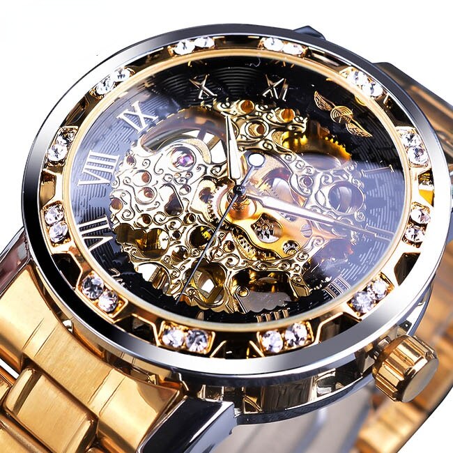 watches : Diamant Watch | Luxe Herenhorloge in Goud van Pantino