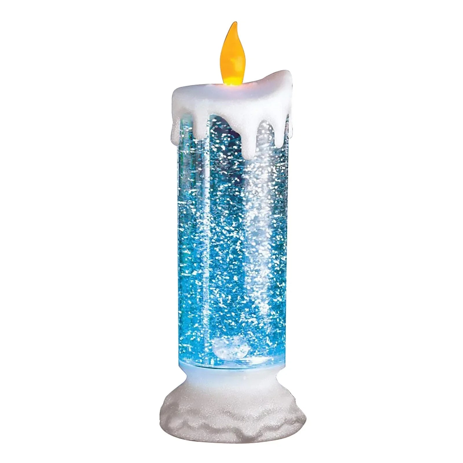 home & garden : Kleur veranderende LED Water Kaars met Glitter in van Pantino