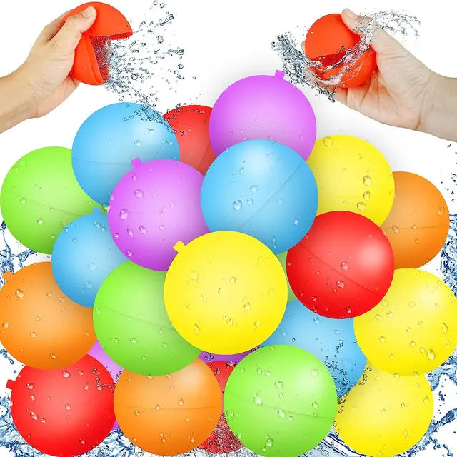 outdoor equipment : Globo - Magische Herbruikbare Waterballon, Zelfsluitende Strand Waterbal in 24 stuks Ronde vorm van Pantino