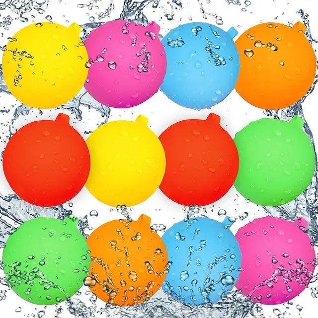 outdoor equipment : Globo - Magische Herbruikbare Waterballon, Zelfsluitende Strand Waterbal in 12 stuks Ronde vorm van Pantino
