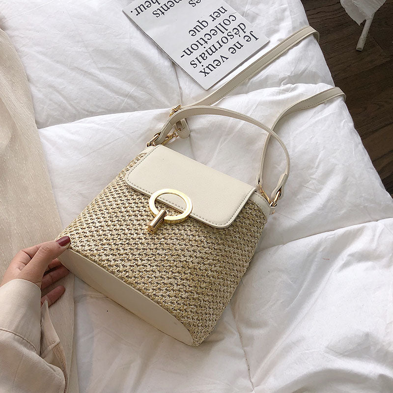 bags : Dames Handtas in Beige 20cm x21cm x12cm van Pantino