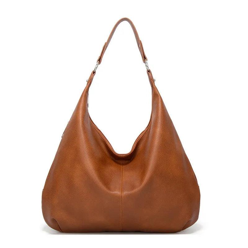 bags : Ruime™ | Schoudertas met Veel Opbergruimte in Camel 48cm*34cm van Pantino