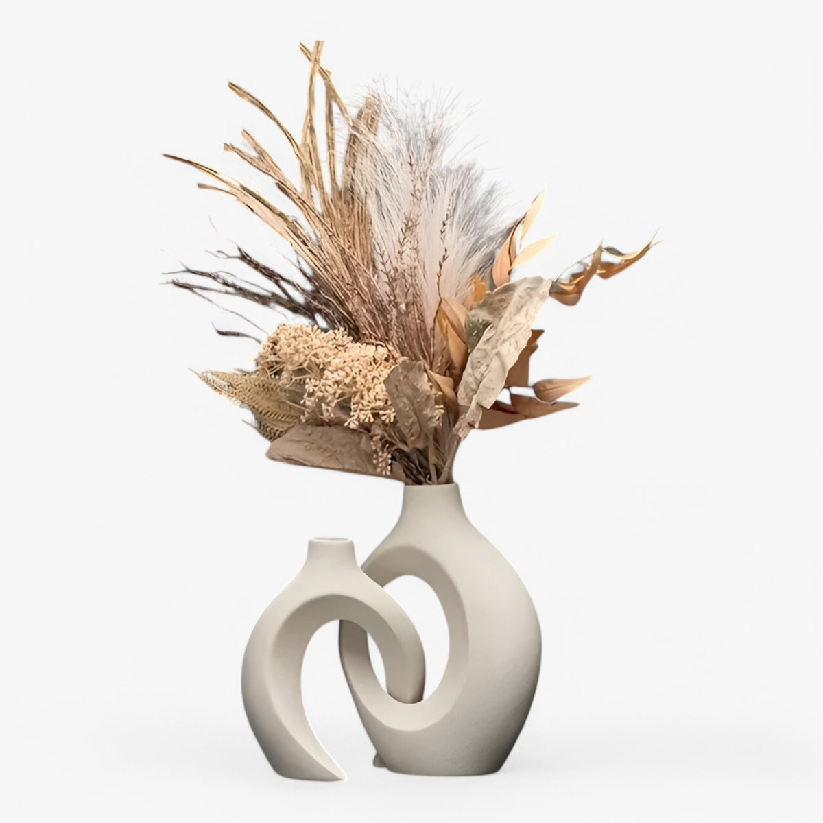 home & garden : ModishFlora - Moderne Bloemenvaas in Wit van Pantino