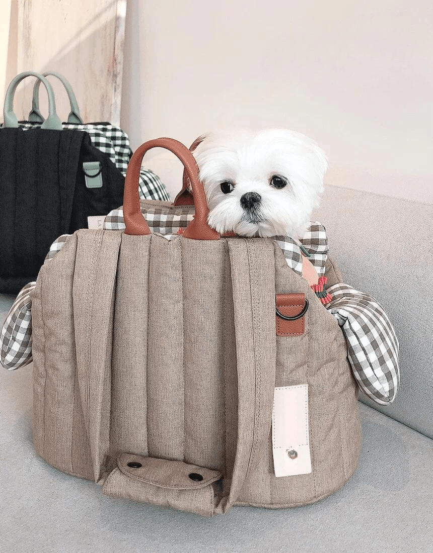 pets : Chique Schouderhandtas Kleine Honden in van Pantino