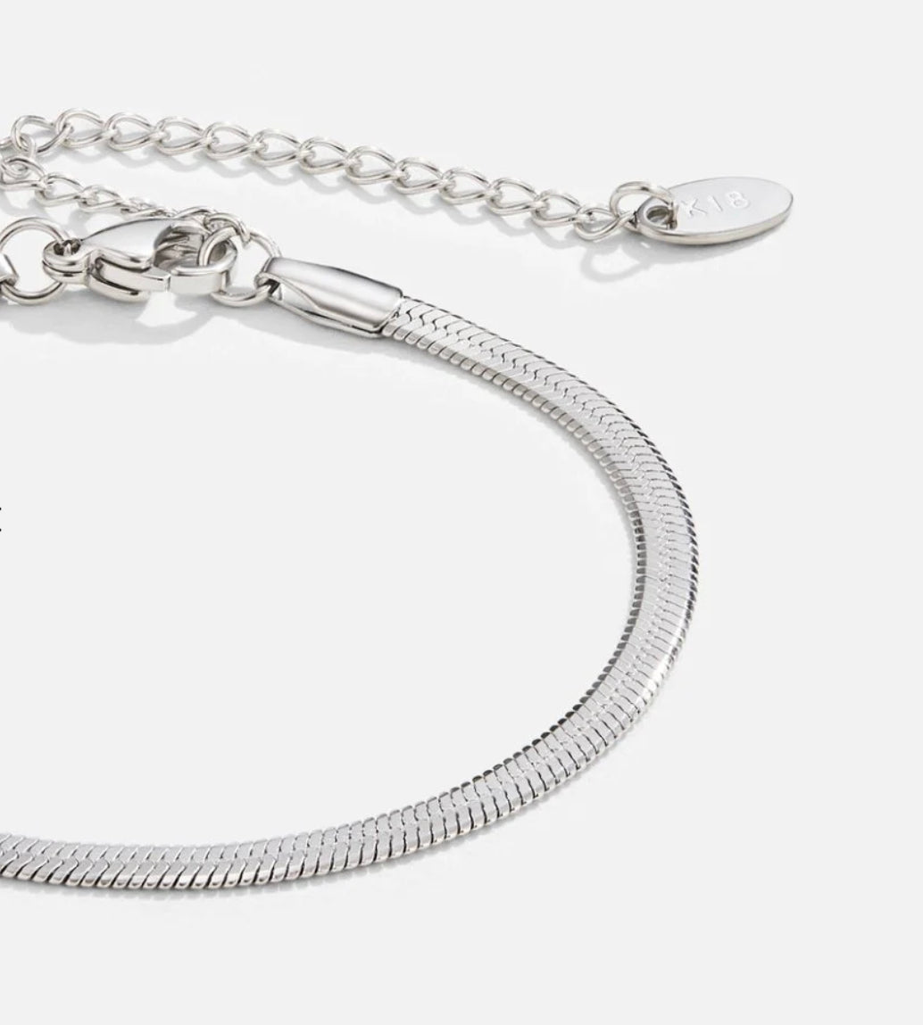 accessories : Sarya Gouden Armband in Zilver van Pantino