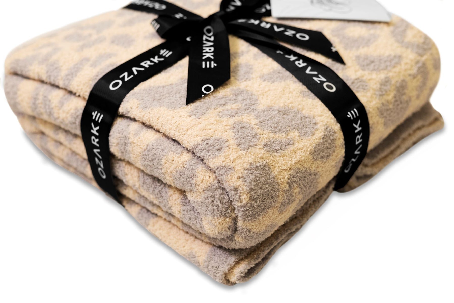 home & garden : Luxe Dierenprint Plaid | Premium Animal Print Woondeken - Verhoogt de Glamour in je Kamer met Luxe Textuur in Grijs + Ivoor van Pantinoshop