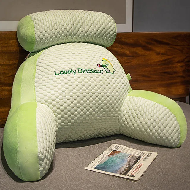 home & garden : LumbRest - Comfort Lumbaal Kussen - maximale Ontspanning in Groen van Pantino
