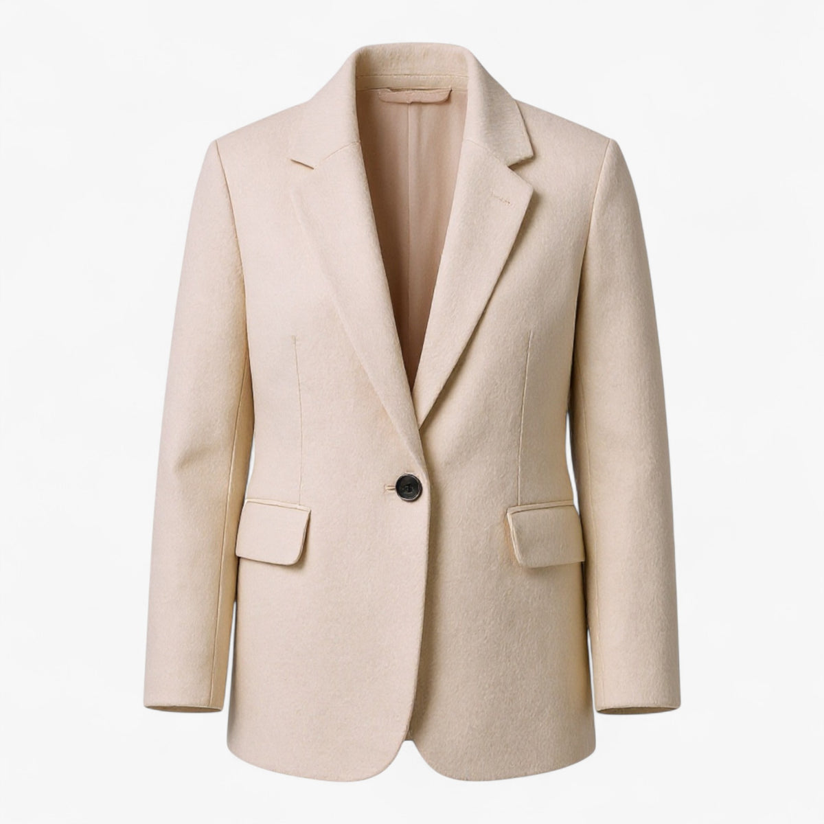 Women Tops : Idalia | Winterjas met elegant design in Beige van Pantino