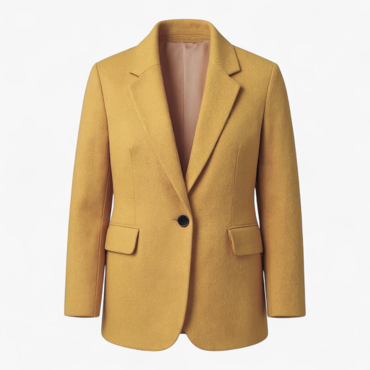 Women Tops : Idalia | Winterjas met elegant design in Geel van Pantino