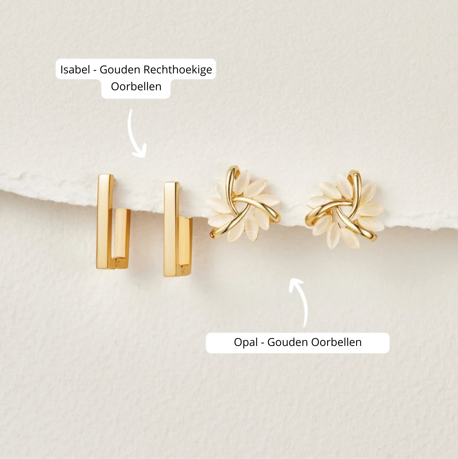 accessories : Isabel Gouden Oorbellen in van Pantino