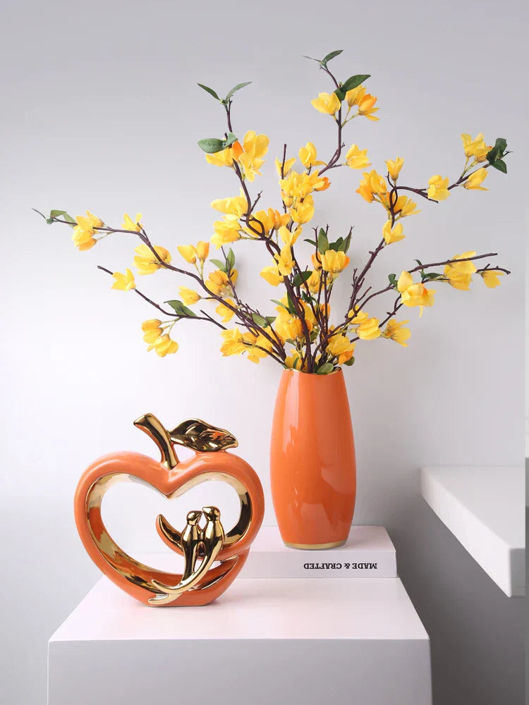 home & garden : Glazed Apple - Keramische Appel Decoratie in van Pantino