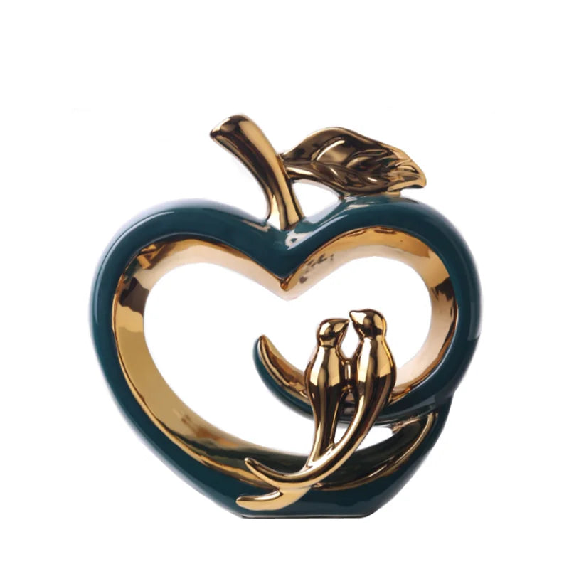 home & garden : Glazed Apple - Keramische Appel Decoratie in van Pantino