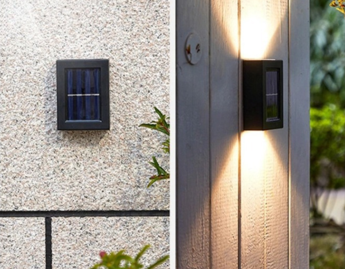 outdoor equipment : Draadloze LED Solar Wandlampen Deluxe - Efficiënte verlichting voor jouw buitenmuren in van Pantino