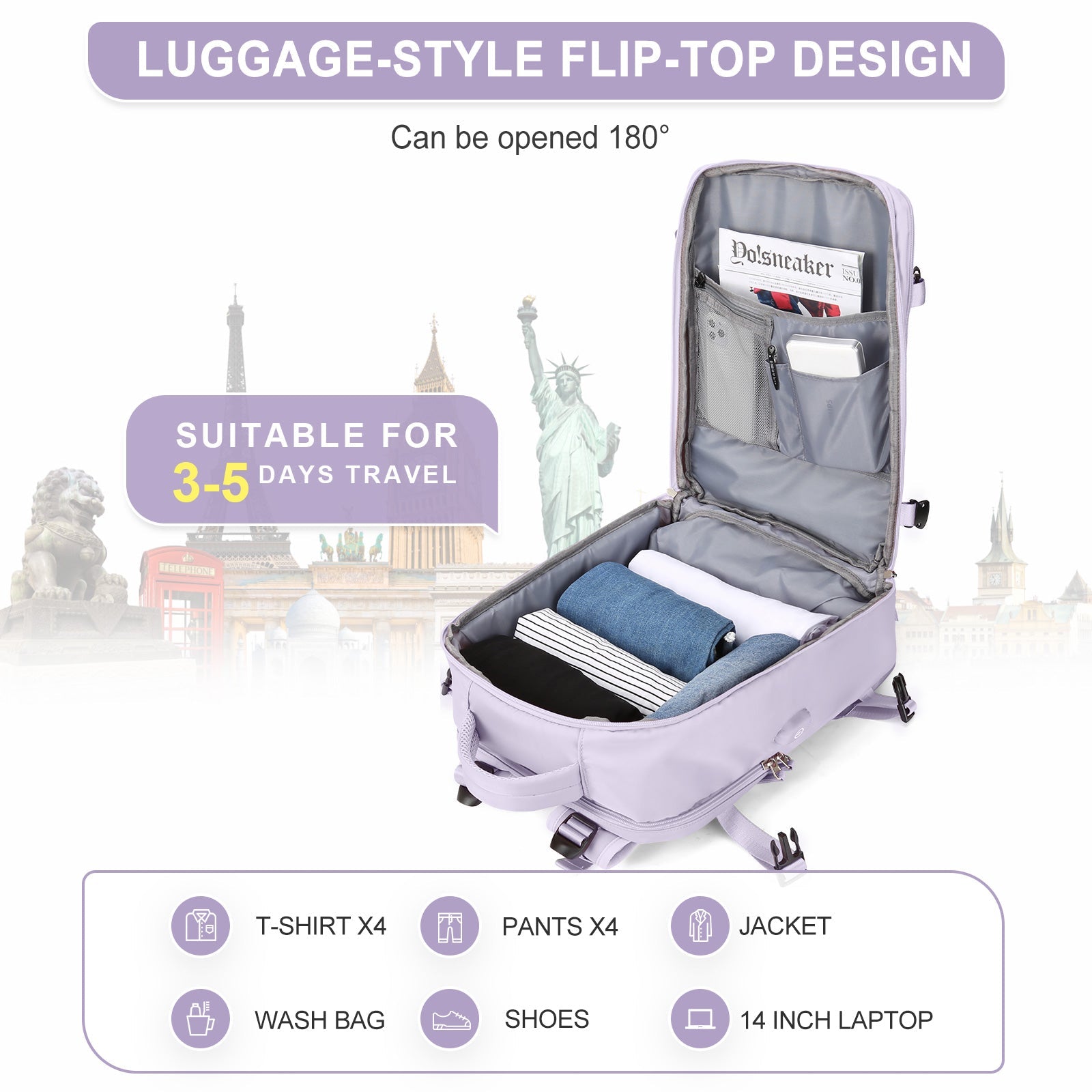 bags : Journey Rugzak™ in van Pantino