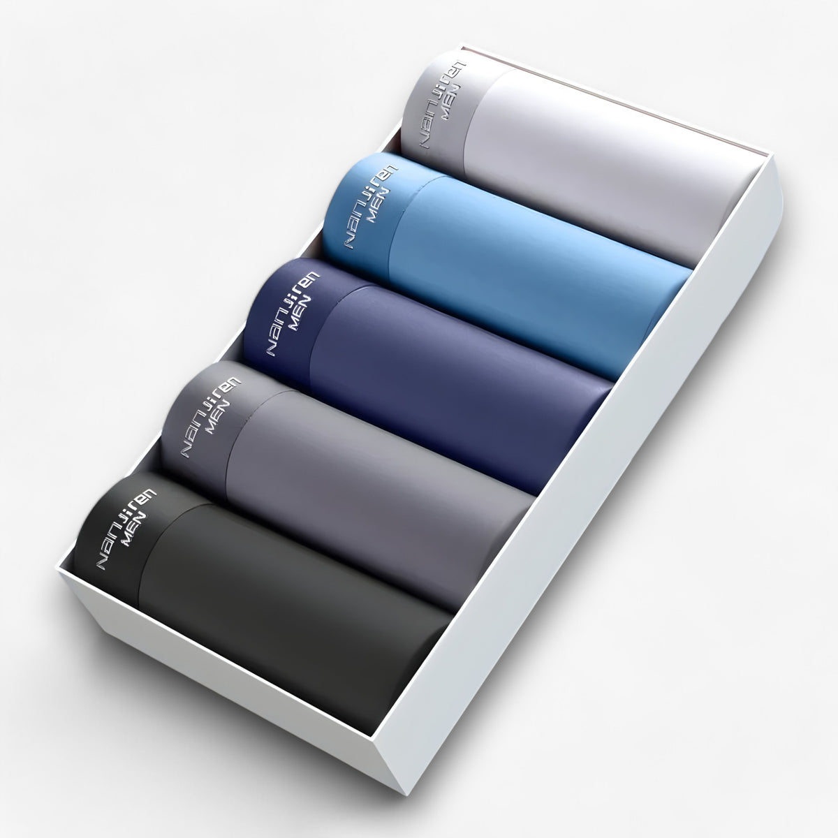 men's fashion : Leo | Herenslip - Ademend en naadloos (5+5 gratis) in Blauw-grijs-groen-roze-lichtblauw van Pantinoshop