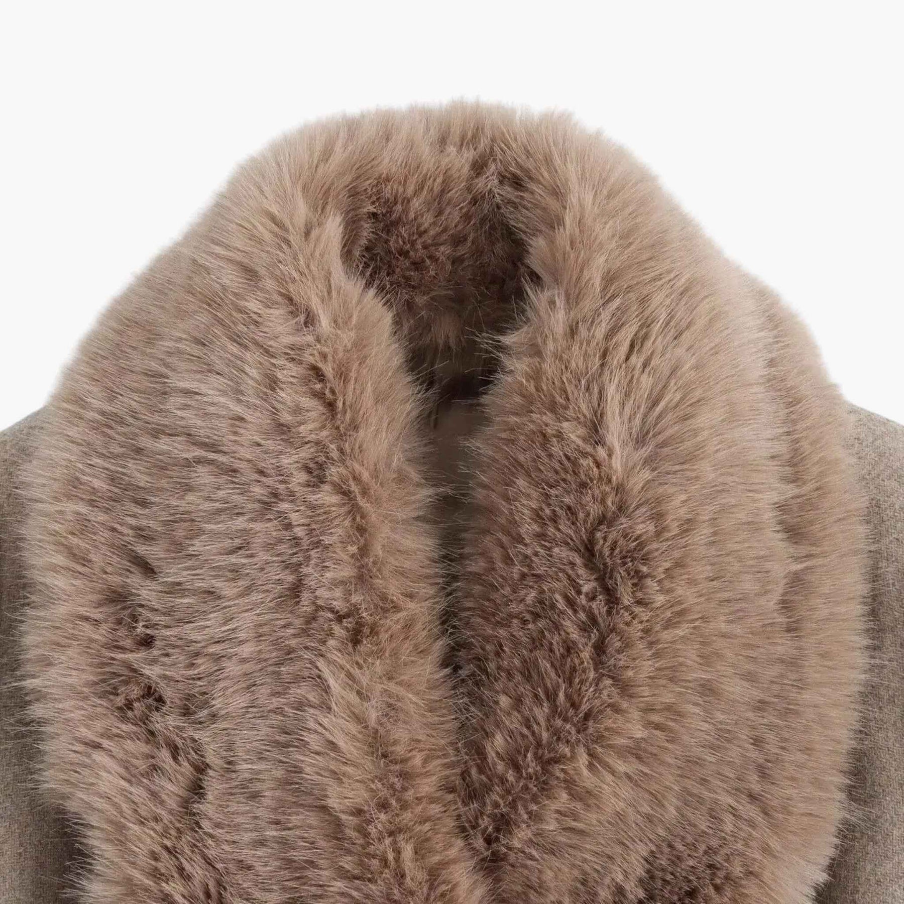 Mary | Lange Dames Jas Winter met Bontkraag