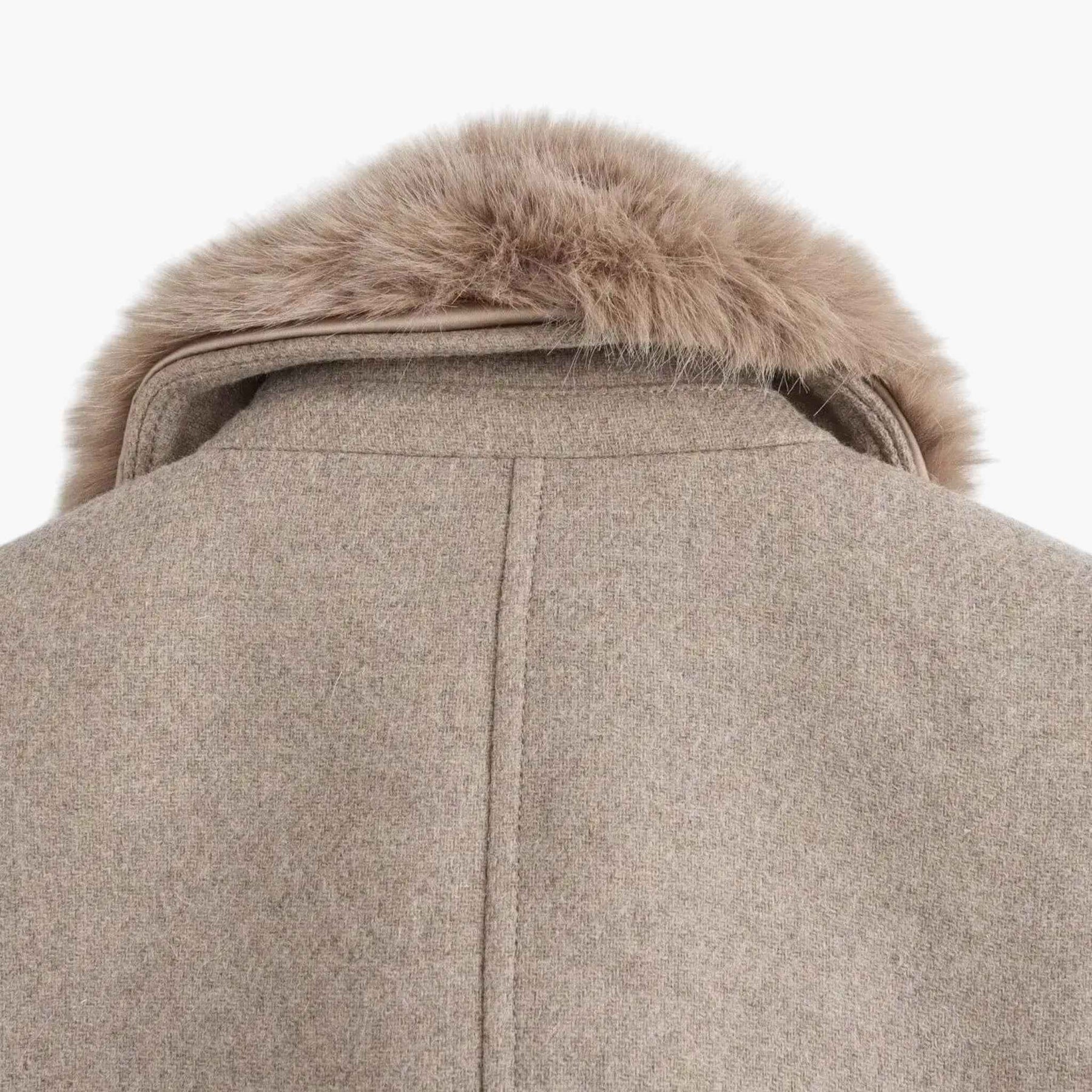 Mary | Lange Dames Jas Winter met Bontkraag