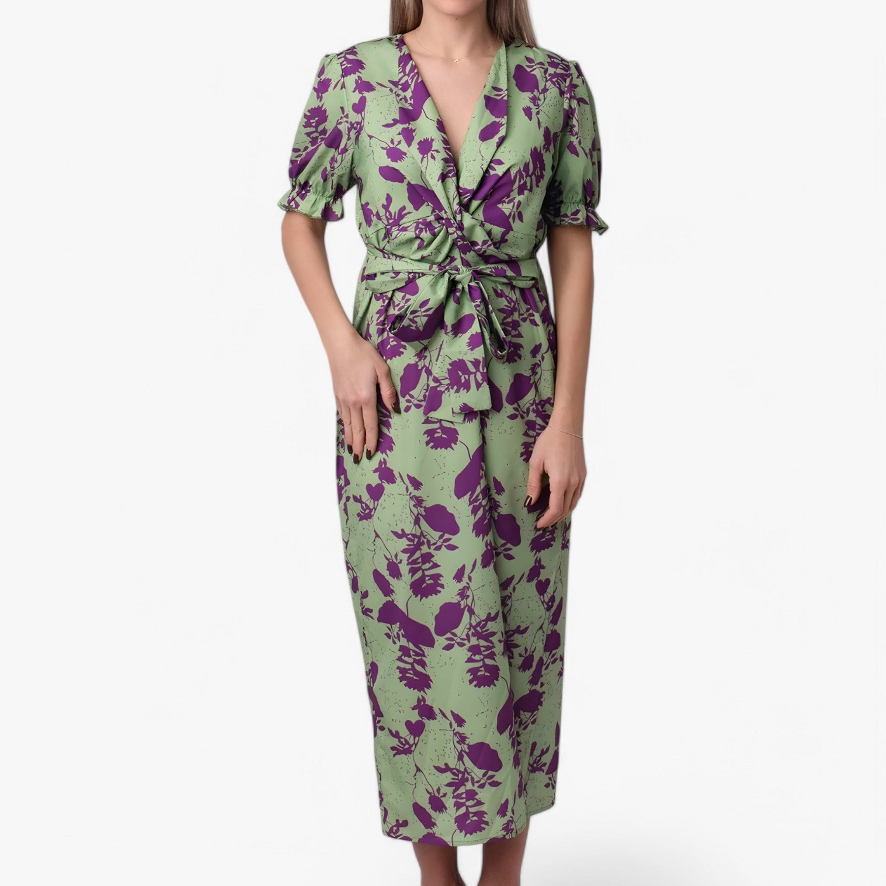(Pinterest) Jurken : Amara | Lange Jurk Dames met Bloemenprint in van Pantino