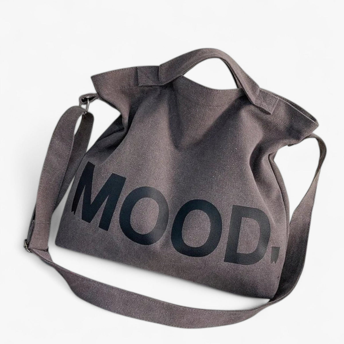 bags : Vibe - canvas tas met zichtbare print in kleur van de steel van Pantinoshop