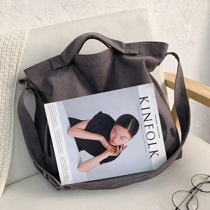 bags : Vibe - canvas tas met opvallende print in van Pantino