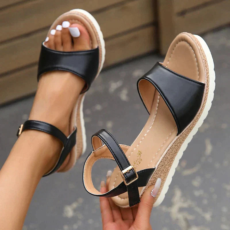 men's fashion : Luna - Orthopedische Sandalen - Sandalen Dames in Zwart van Pantino