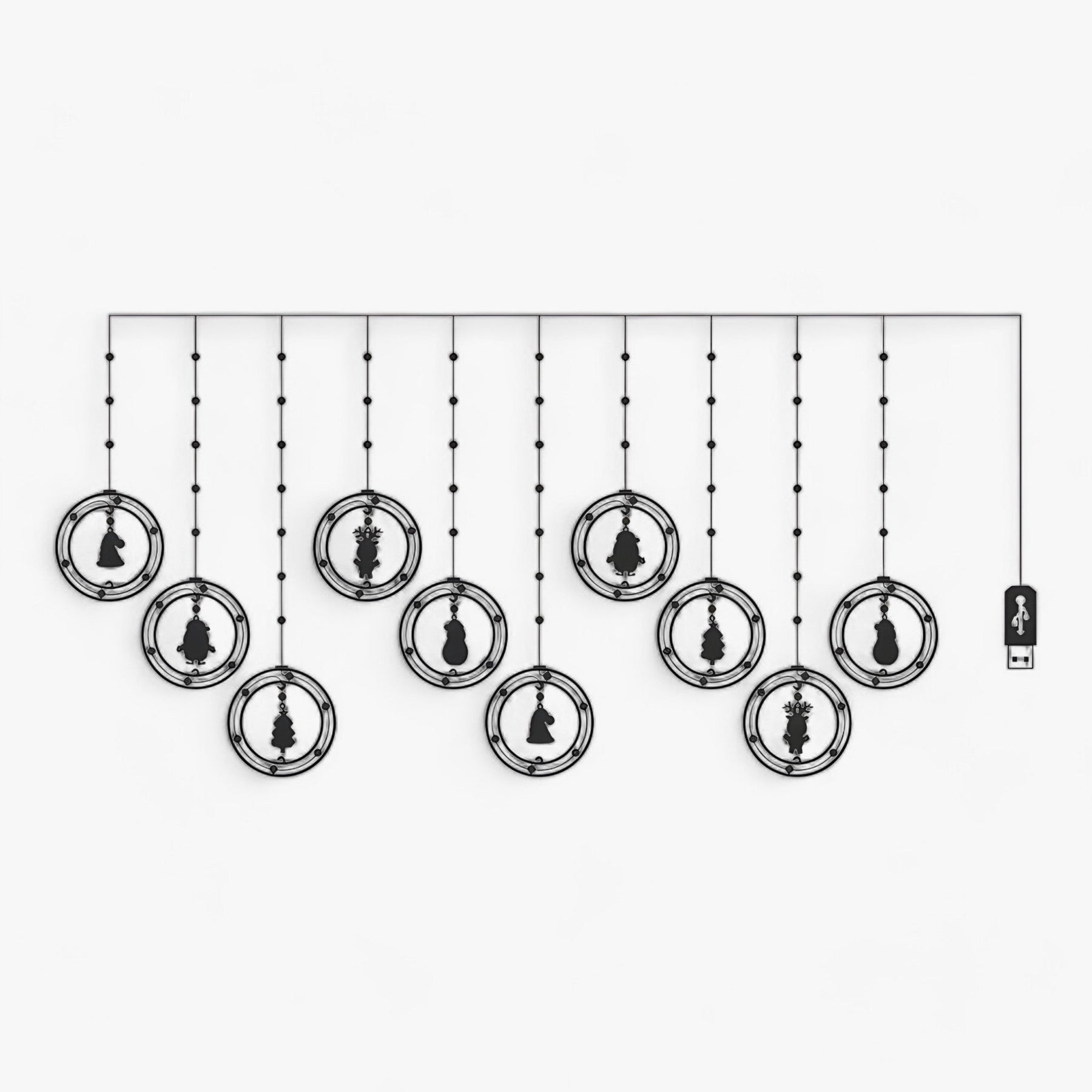 home & garden : Kerstman LED Kerstverlichting - Feestelijke gloed voor vakantiedecoraties in van Pantino