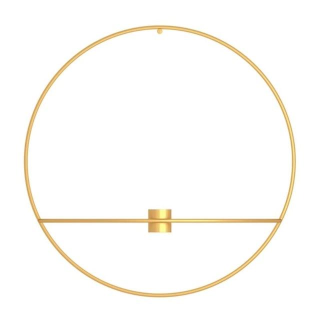 home & garden : Ryder Wandkaarsenhouder en Vaas in Goud Kaarsenhouder van Pantino