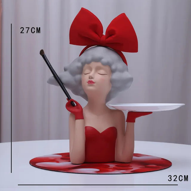 accessories : Modern Meisje Make-up - Huidige Trends in Rood Meisje (B) van Pantino