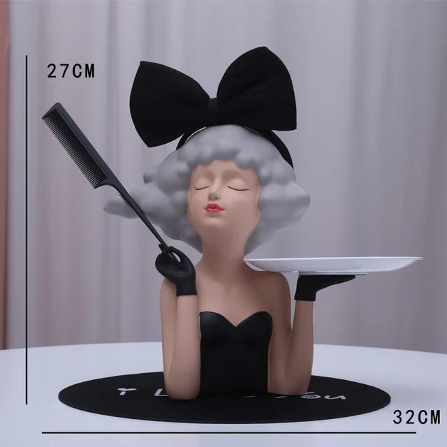 accessories : Modern Meisje Make-up - Huidige Trends in Zwart Meisje (B) van Pantino