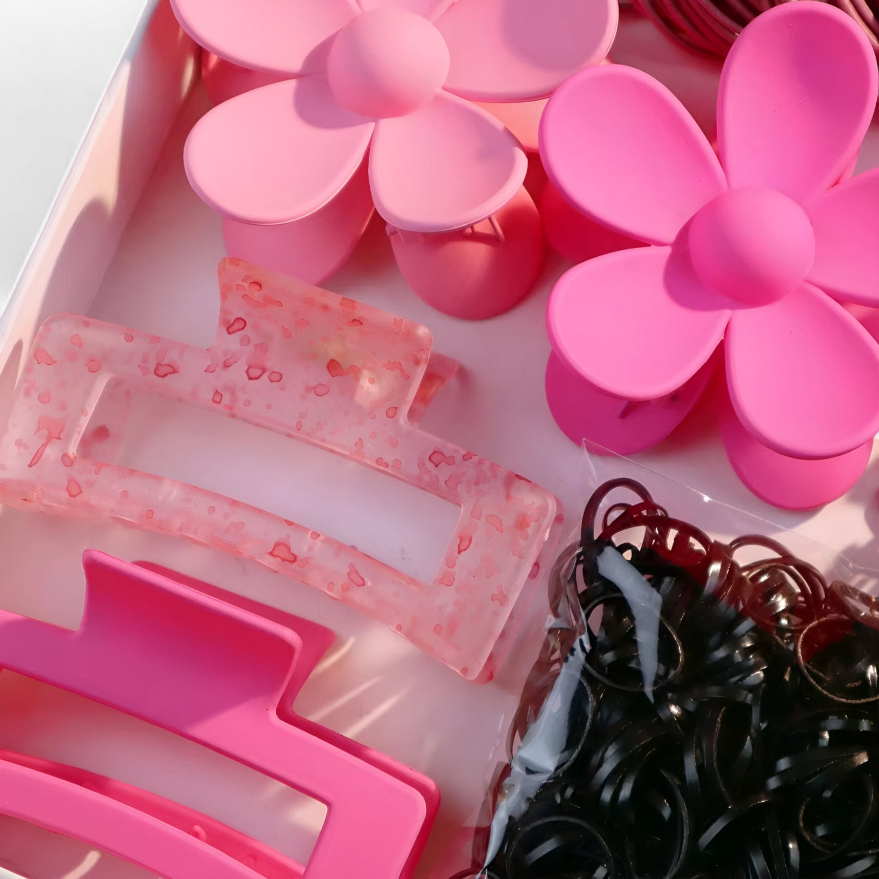 Fleur | Modieuze Roze Haaraccessoire Set - €25 : Fleur | Modieuze Roze Haaraccessoire Set in van Pantinoshop