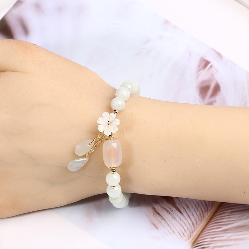 accessories : Purity&Harmony Witte Jade en Agaat Kralen Armband in van Pantino