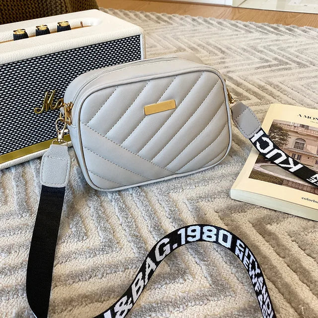 bags : ILSE - Premium crossbodytas van leer voor dames in Grijs van Pantino