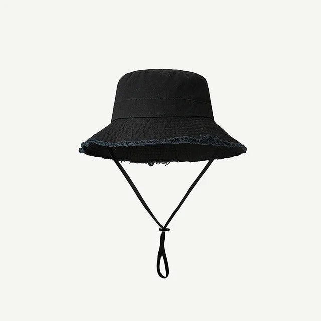 accessories : Bucket Hat in Zwart 54-58cm van Pantino