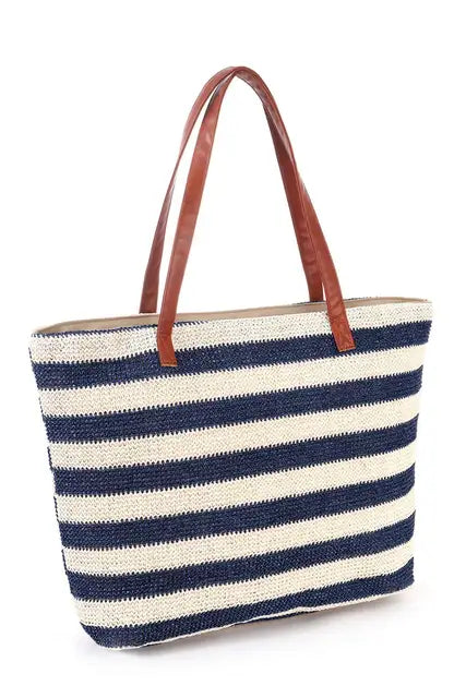 Shoulder bags : Veala | Strandtas met grote capaciteit in Blauw van Pantino