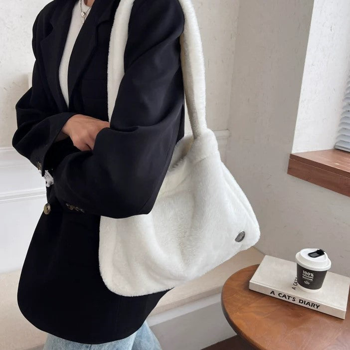 bags : Elara - pluchen schaakbord draagtas in van Pantino