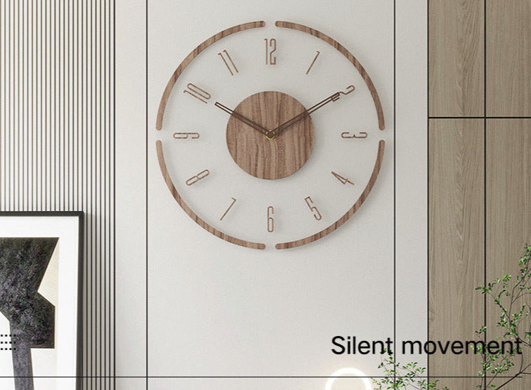 Nordic Silence | 14 Inch massief houten wandklok - voegt elegantie toe aan elke kamer - €25 : Nordic Silence | 14 Inch massief houten wandklok - voegt elegantie toe aan elke kamer in van Pantinoshop