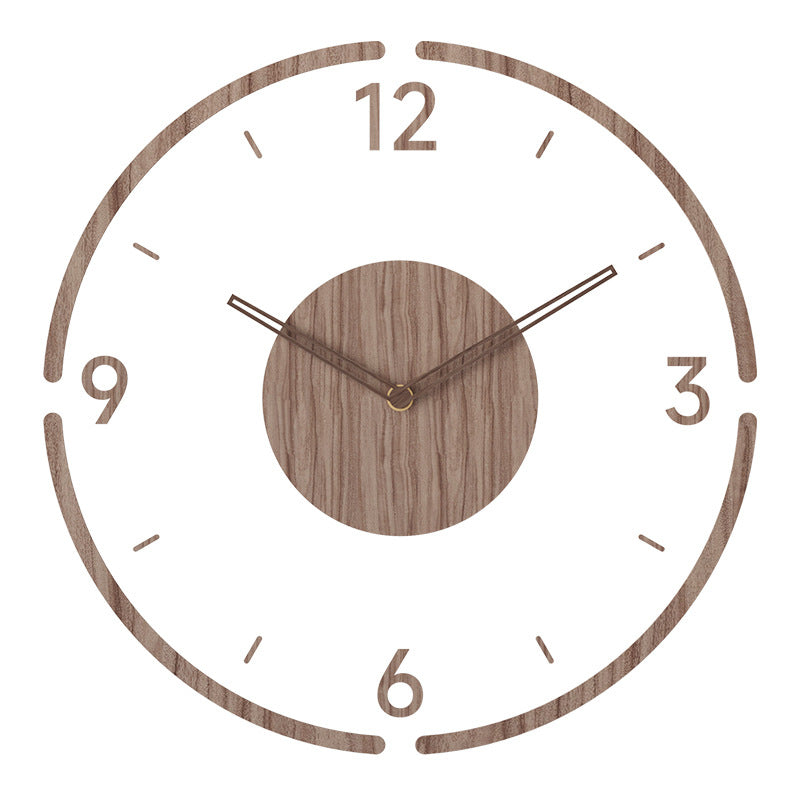 Nordic Silence | 14 Inch massief houten wandklok - voegt elegantie toe aan elke kamer - €25 : Nordic Silence | 14 Inch massief houten wandklok - voegt elegantie toe aan elke kamer in van Pantinoshop