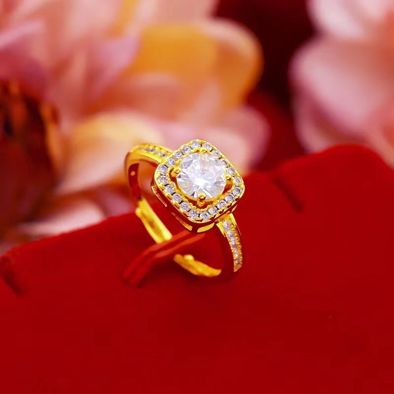 accessories : Elegantia Sieradenset - Verfijnde schoonheid in Gouden Ring van Pantino