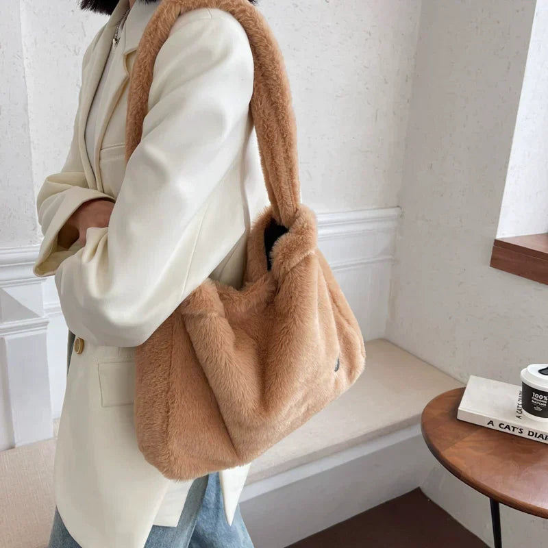 bags : Elara - pluchen schaakbord draagtas in van Pantino