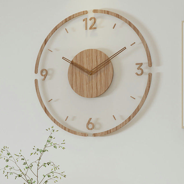 Nordic Silence | 14 Inch massief houten wandklok - voegt elegantie toe aan elke kamer - €25 : Nordic Silence | 14 Inch massief houten wandklok - voegt elegantie toe aan elke kamer in van Pantinoshop