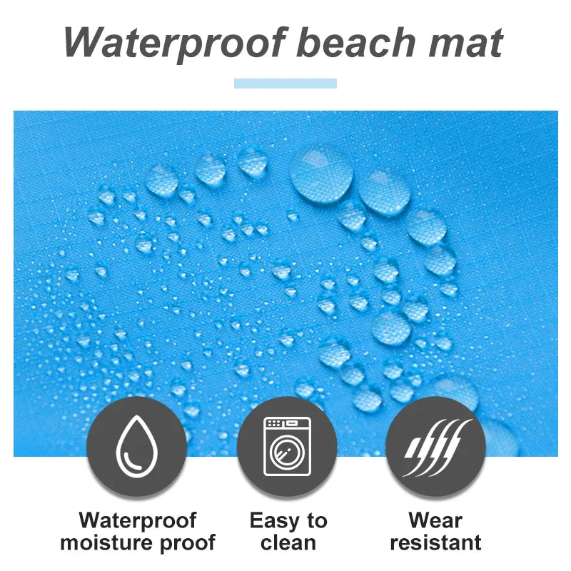 outdoor equipment : Towey - Waterdichte strandmat, draagbare picknickmat voor buiten in van Pantino