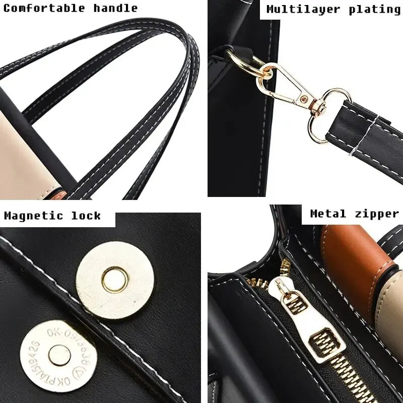 bags : GREET - Patchwork-handtas voor dames met verstelbare riem in van Pantino